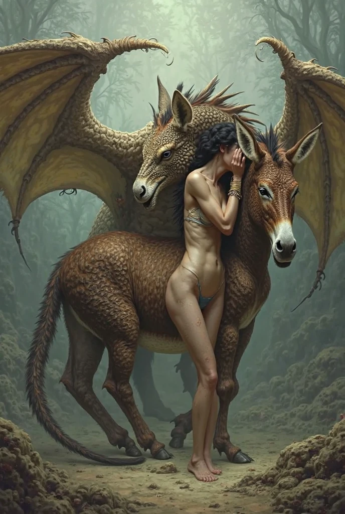 male and female saurian/human couple, concept art, closeup, bedroom, in bed, masterpiece, high quality, abs, duo, suggestive romantic scene, grabbing butt, missionary position, side view, penetration, snout, panting, pain, by oouna