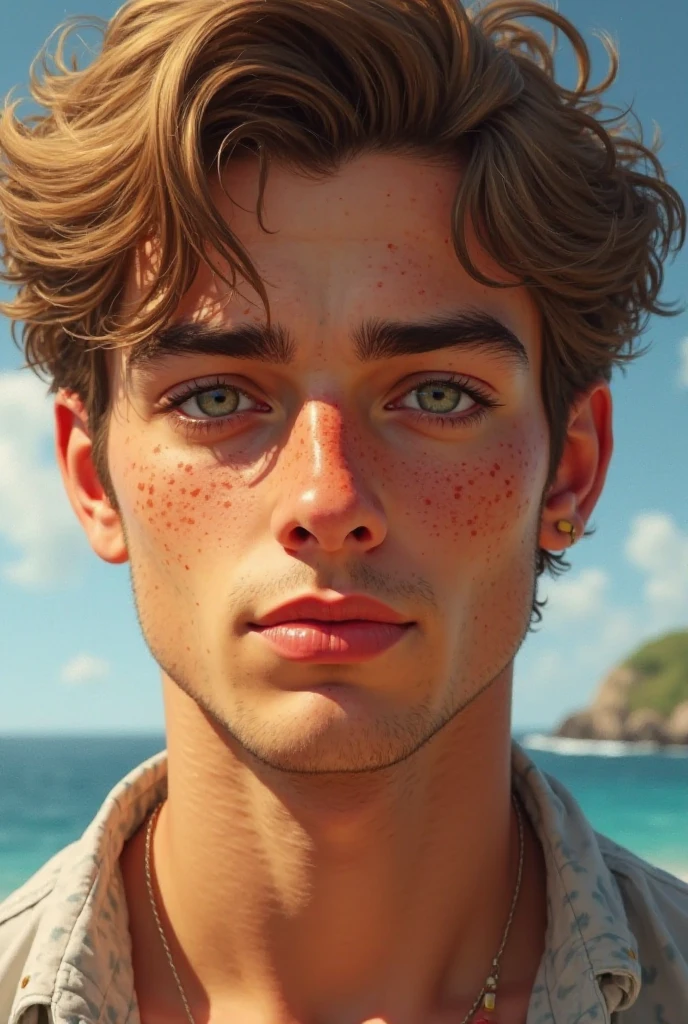 [((highly detailed, detailed eyes, detailed face, clear and realistic facial features, photorealistic, realistic light, cinematic, close up)), ((((3 men, each man looks unique, each man has a different natural hair color, each man has different facial features, each man has different skin color)))), (((sexy male college-age jocks standing on the beach and looking angry or frustrated))), ((wearing casual clothes)), ((beautiful deserted tropical island with a storm in background))]
