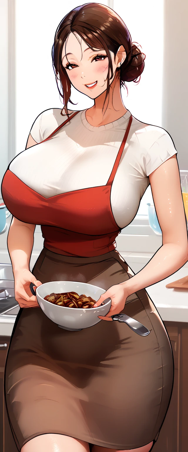 (highest quality:1.2),(Perfect beautiful face:1.2),(Perfect and beautiful posture:1.2),(Three extremely sweaty wrestlers hugging each other,((Sweaty body:1.2), (Thick eyebrows:1.0),(Chubby:0.8), (Wearing a sweaty white apron, (sweat stain:1.3)), The smell of sweat drifts, Beautiful dark eyes,smile, (mature female), In a kitchen full of meat