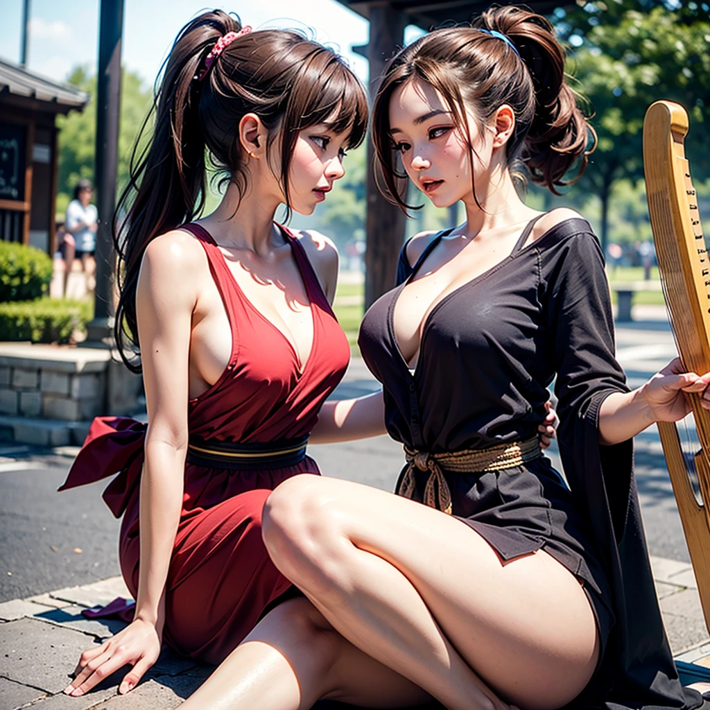 Create an anime character in the style of One Piece, holding an epée