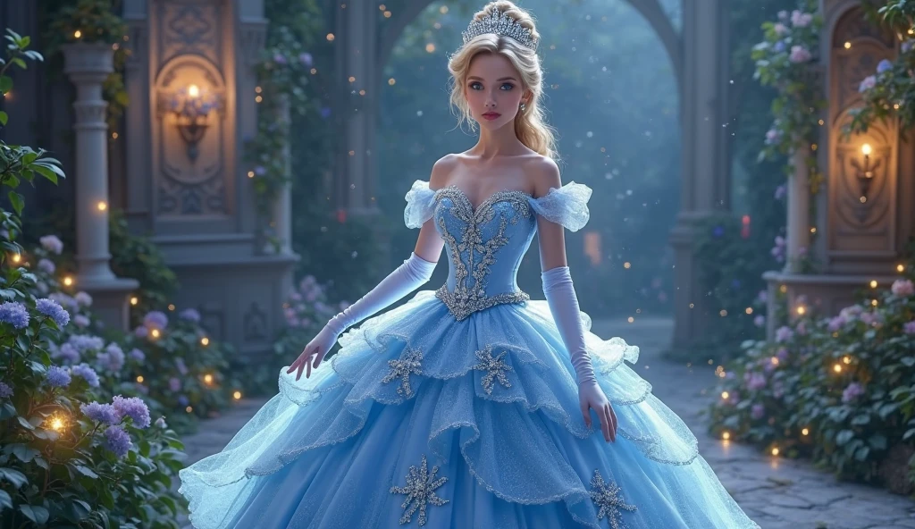 Draw Cinderella in real life