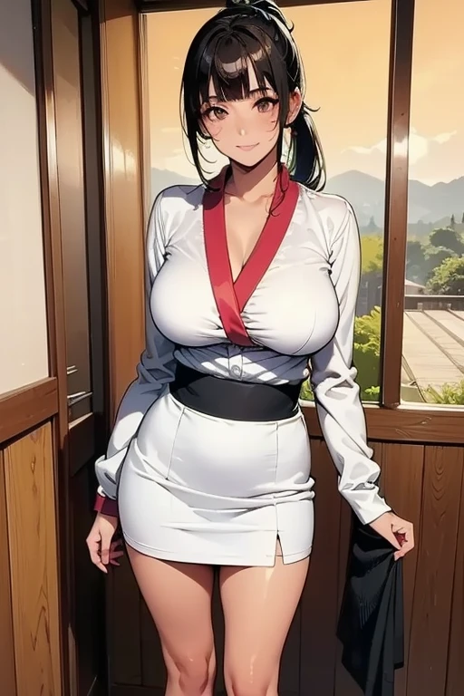 professional artwork, Intricate Details, field of view, sharp focus, detailed painting, photorealistic lighting, trending on pixiv,(masterpiece:1.0),(best_quality:1.0), ultra high res, ultra-detailed, photography, 8K, HDR, highres, absurdres:1.2, Kodak portra 400, film grain, sharp focus, bokeh:1.2, lens flare, (vibrant_color:1.2), (((indoors, bedroom, bedroom details, sitting on bed, perfect anatomy sitting))),
female mature, black hair, long hair, yellow eyes, large breasts, nurse clothes, white theme clothes, formal, hair intakes, covered breasts, cleavage, 20yo,mature female,Beautiful Finger,Beautiful long legs,Beautiful body,Beautiful Nose,Beautiful character design, perfect eyes, perfect face, looking at viewer, official art,extremely detailed CG unity 8k wallpaper, (Beautiful,large_Breasts:1.4), (beautiful_face:1.5),(narrow_waist), (solo:1.4), (upper body, half body shot),
koutetsu no majo annerose,