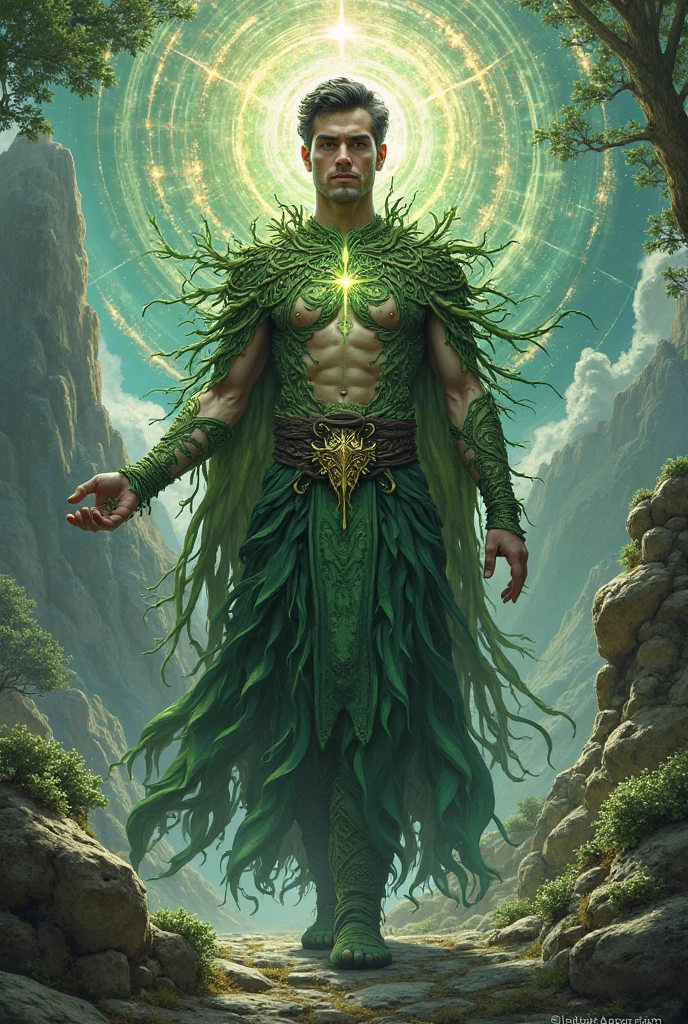 Spirit of earth with background