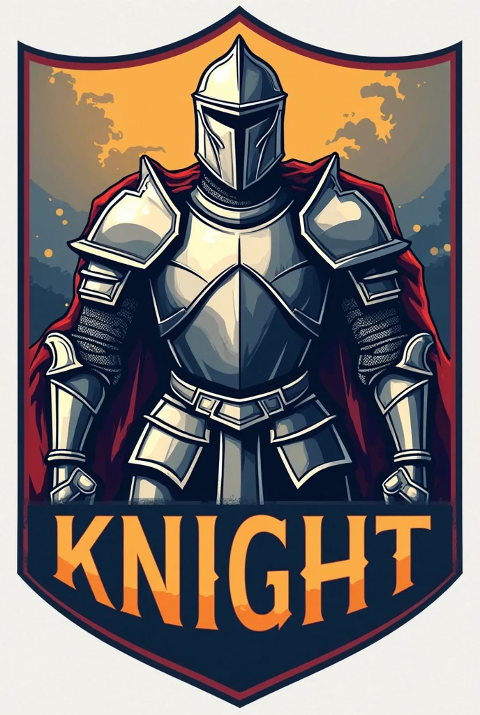 Make a logo of a soccer federation called Knight, The main attention of ...