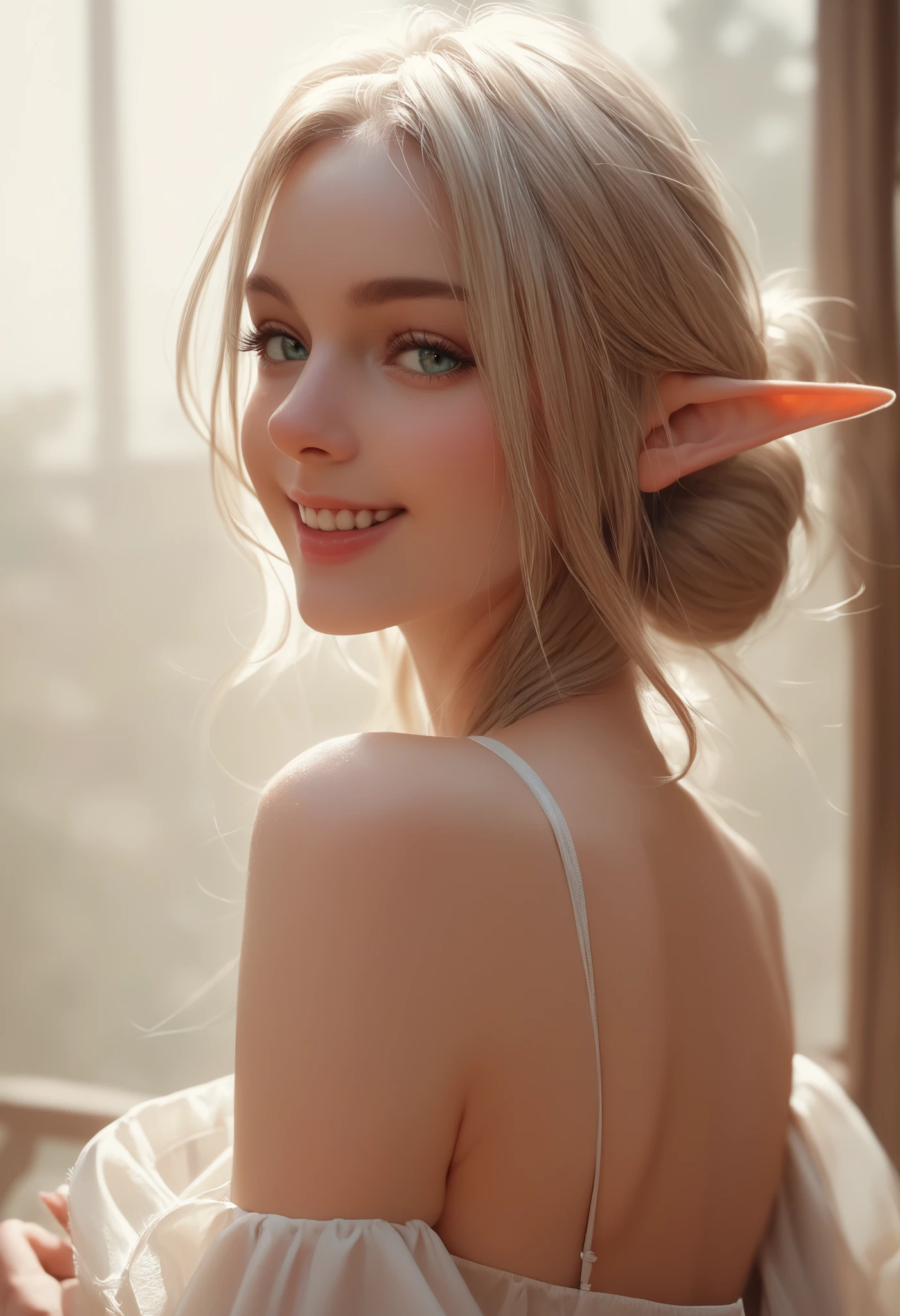 Evolution is an increase in the complexity of complex systems., Holy Sexy Elf, smile
