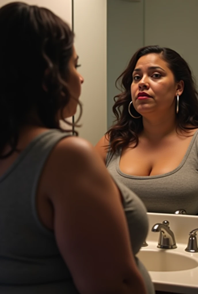 Pov your eyesight when you have a realface Cardi B stepmom with a curvy body farting on your face at home. fisheye camera view, iphone camera style. 8k hd, realface, cinematic