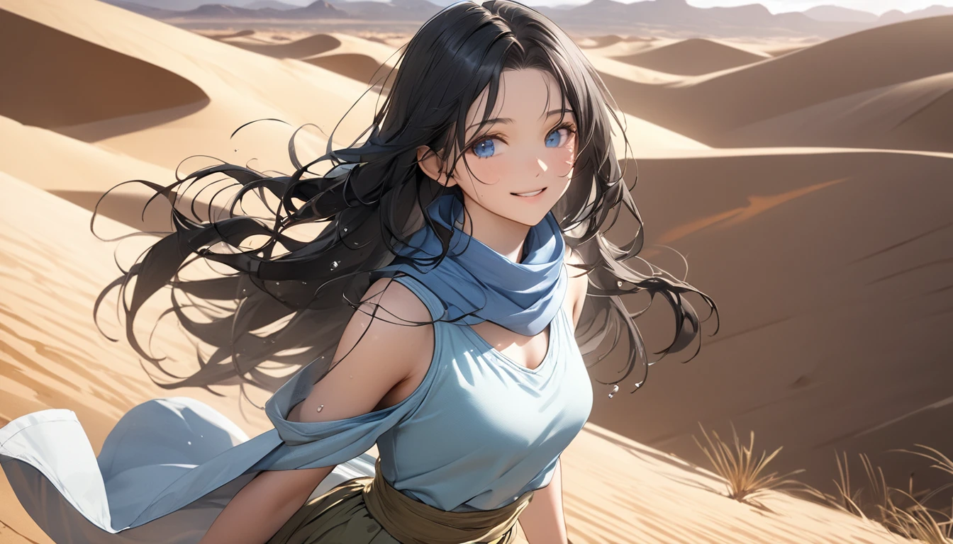 (Woman close up)、((Depiction of only the upper body))、10th generation women、Pink lip gloss、smile、Blushing、(Open the lipstick a little、High resolution、16k))、Medieval city