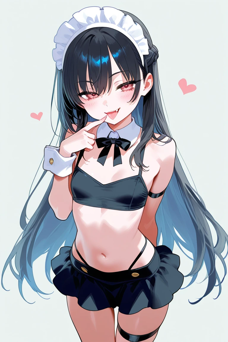 Sit on the sofa,looking ahead,from above,handjob,side view,face focus,open mouth,tongue out,cum on tongue,lick,(1girl,Beautiful 14 year old girl),((Slender,Small breasts,Baby Face,Small face,)),looking at viewer,Black Hair,bangs,two side up,Gray Eyes,Drooping eyes,slit pupils,narrow eyes,Black and light blue lingerie,Collar with leash,Beautiful and detailed anime art,Mischievous smile,Dimly lit room,Simple Background,Gray background,Low lighting
