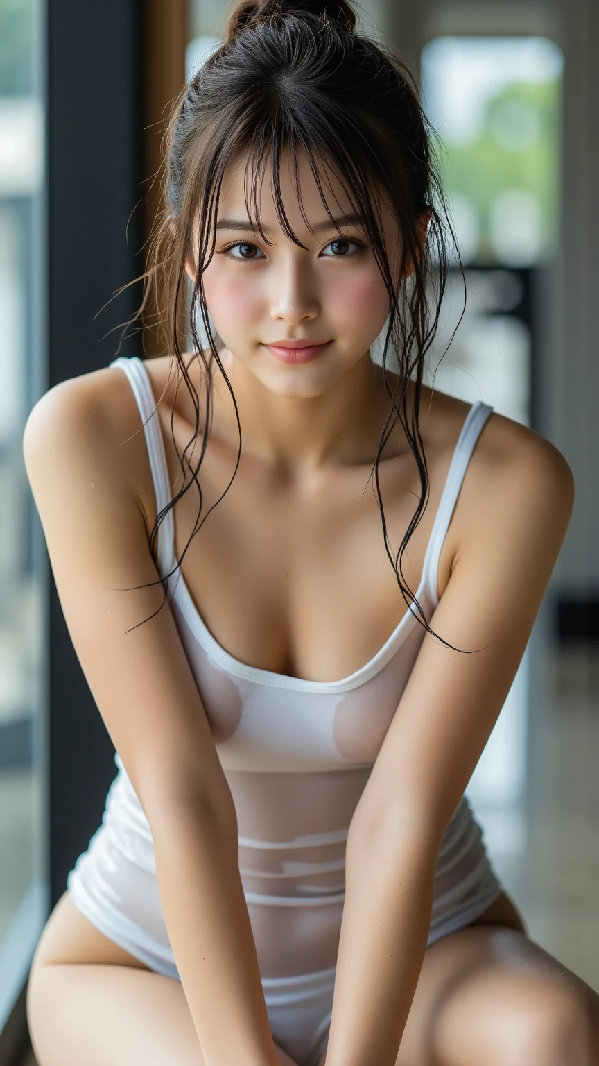 (8k、RAW Photography、top-quality、masuter piece:1.2)、ultra-detailliert、Hyper-Resolution、(realisitic、rialistic photo:1.37)、portlate、、、high-definition RAW color photography、professional photograpy、highly detailed and beautiful、ighly detailed、8k Race Wallpapers、amazing detailed、huge filesize、Official Art、Highly detailed CG Unity 8k race wallpaper、Very detailed beautiful girl、extra detailed face、extremely detailed eye、highly detailedskin、extremely detailed fingers、highly detailed nose、highly detail mouth、perfect anatomia、细致背景、Detailed clothing、girl1、cute little、Realistic body、de pele branca、glistning skin、Slim body、A dark-haired、((Long beautiful straight hair))、(Dull bangs:1.2)、((hot onsen))、((Bathrobe naked))、((fullnude))、a smile、(((no-bra)))、((fullllbody))、(((Soaking in hot springs)))、a necklace、耳Nipple Ring、D Cup Milk、