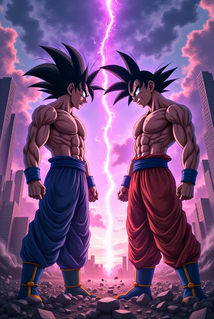 Goku Meets Future Goku..