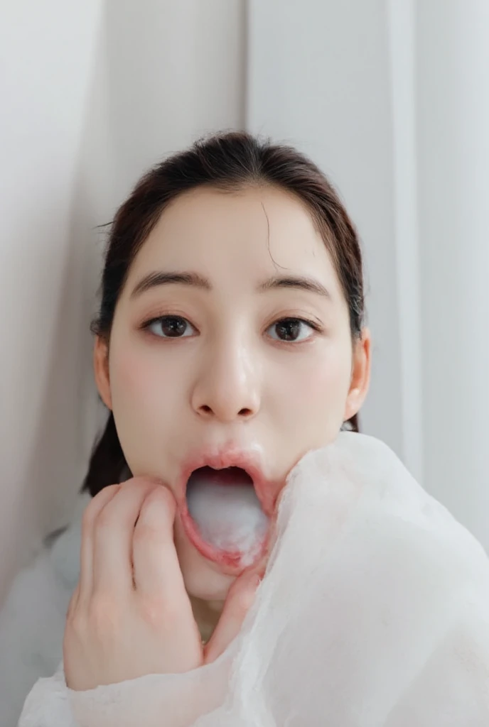 ((Extremely precise and accurate anatomy:1.0)), (photo realistic:1.4), (Hyper realistic:1.4), (Highest qualityの現実的な肌の質感:1.4), (Improvement of quality:1.4), (Enhances the beauty of skin texture:1.1), Clean and glowing skin, One girl, woman, masterpiece, Highest quality, Highest quality, (Volumetric lighting),(Film Grain:1.1),Very detailed CG unity 8k壁紙, Concentrated, Very detailed, Ultra-realistic, Realistic, Sharp focus, Absurd, (High resolution:1.2), (High Contrast), photograph, Detailed and complex, (((Trending on Instagram:1.38))), Very detailed, Digital Painting, Art Station, Concept Art, Smooth, Sharp focus, Looking at the audience, Tank top.