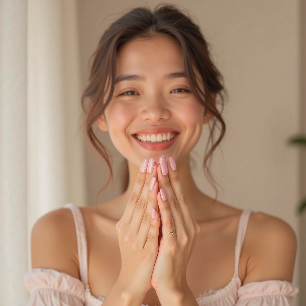 Cute Asian girl spreading her pussy 