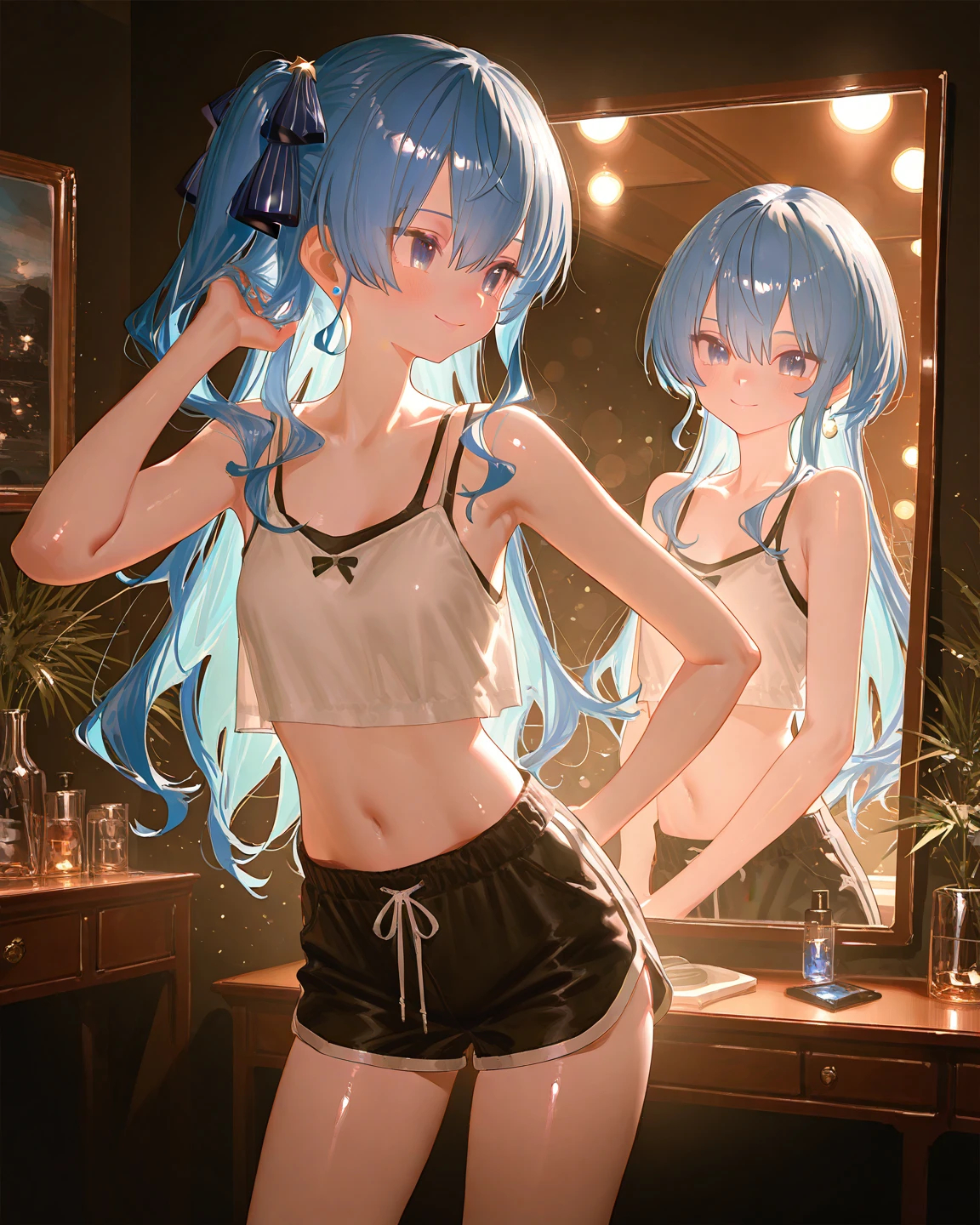 (quality)), ((masterpiece)), Recommended results、Puffy nipples、(see through:1.5)、straighten your back、abdominal muscles、huge bust、angle to floor:1.2、low camera angle、Hair loss on crotch，Hatsune Miku，best picture quality, masterpiece, ultra high resolution, (fidelity :1.4), photo, 1 girl,[(sad)],White shirt, dim, dark, desperate, pitying, Pitiful, Normal,tears,tearsdrop,(torn clothes:1.5), (wet clothes:1.4), bare shoulders,True Rain,wet hair,..