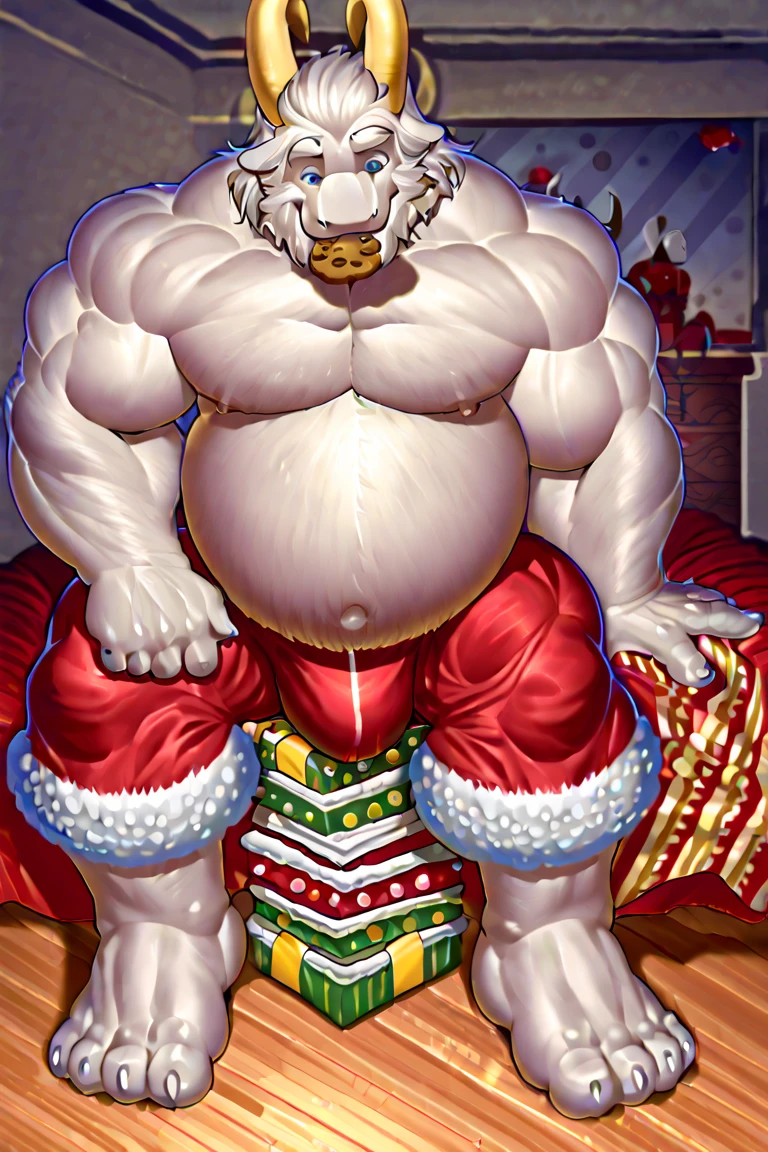 hyper-realistic,(((solo))),((((((anthro, wolf))))) , (((((((((hyper muscles))), hyper pecs)))))), veiny muscles,((((Blindfold:1.2)))), (((detailed face))), | BREAK | handsomeface,((((((elderlyface)))))), aged_up_face , (((wildface)))))))), ((((((((seductive)))))))) | (((white body, grey fur | finger claws, toes claws | )))) | (((((((( grey hair | dark grey mane | black eyebrow | short hair | black goatee hair | spiky_black_ear_piercing))))))))),tall,full body,detailed,thick neck,(((huge muscles))),((large muscles)),((((thick pecs)))),slightly,nude,symmetrical,hyper detailed,ultra realistic,unreal engine 5,studio lighting,cinematic,High Detail,dramatic,cinematic,8k,highres,extremely detailed CG unity 8k wallpaper,realistic,masterpiece,highest quality,lens flare,unreal engine,trending on ArtStation,Intricate,High Detail,dramatic,realism,beautiful and detailed lighting,shadows,(((evening))), (veiny penis),(((huge penis))),(near),((sweat)),((abs)),shiny silver chassis,glowing LED,detailed textures(((trending on E621, trending on Furaffinity digital media, trending on Artstation, Digital art, digital painting, digital media, digital paint, digital illustration, (masterpiece))) ((by rOSS tran, by vorusuarts, by takemoto arash, by kuroma, by nullghost, by raccoon21,by Dsharp_K, by rabbity ,by grimfaust ,by regnar, by wfa, by chunie, by darkgem, by guzreuef , by BlazingIfrit , by oldshep)blush,(drooling:1.4),(tongue_out:1.4),armpit hair,pubic hair,(dark shadows, wide dynamic range, hdr, low light:1.2), (by null-ghost,by raccoon21,masterpiece,high quality),bdsm,bondage,bound,balls,plant,pom gift bow,ribbon bondage,ribbons,bow ribbon,chest bow,erection,genitals,gift bow,gift wrapped,gift box,gift wrapped,container,in box,red box,holidays,muscular male,muscular anthro,(penis focus,penis close-up:1.4),lying_on_the_floor,(in box:1.7),big box,((((((((bondage, bdsm, gift wrapped, ribbon bondage,red_Bow_tie,))))))),legs up,first person view | break (Several box of chocolates)