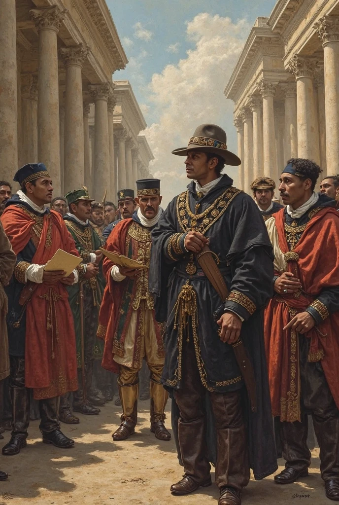Martin Luther going on foot to his trial in Augsburg through the streets of sixteenth-century Germany, 8k, ultra-realist --auto --s2