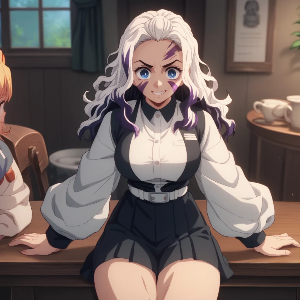 score_9, score_8_up, score_7_up, score_6_up,rating_explicit, woman and shota, assjob, uncensored, zeta, animal ears, purple eyes, blonde hair, short hair, BREAK (masterpiece:1.2), best quality, high resolution, (detailed eyes:1.3), perfect lighting, (perfect hands, perfect anatomy), large breasts, hearts, pleasured, blurry, 1girl, depth_of_field, earrings, blurry_background, breasts, jewelry, bookshelf, indoors, table, sweater, looking back, blurry_foreground, long_sleeves, closed_mouth, pantyhose, hand_on_own_cheek, sidelocks, breast_rest, ribbed_sweater, shota, horny face, woman and shota, small shota, shota standing, assjob, small penis, shota put penis on ass woman,