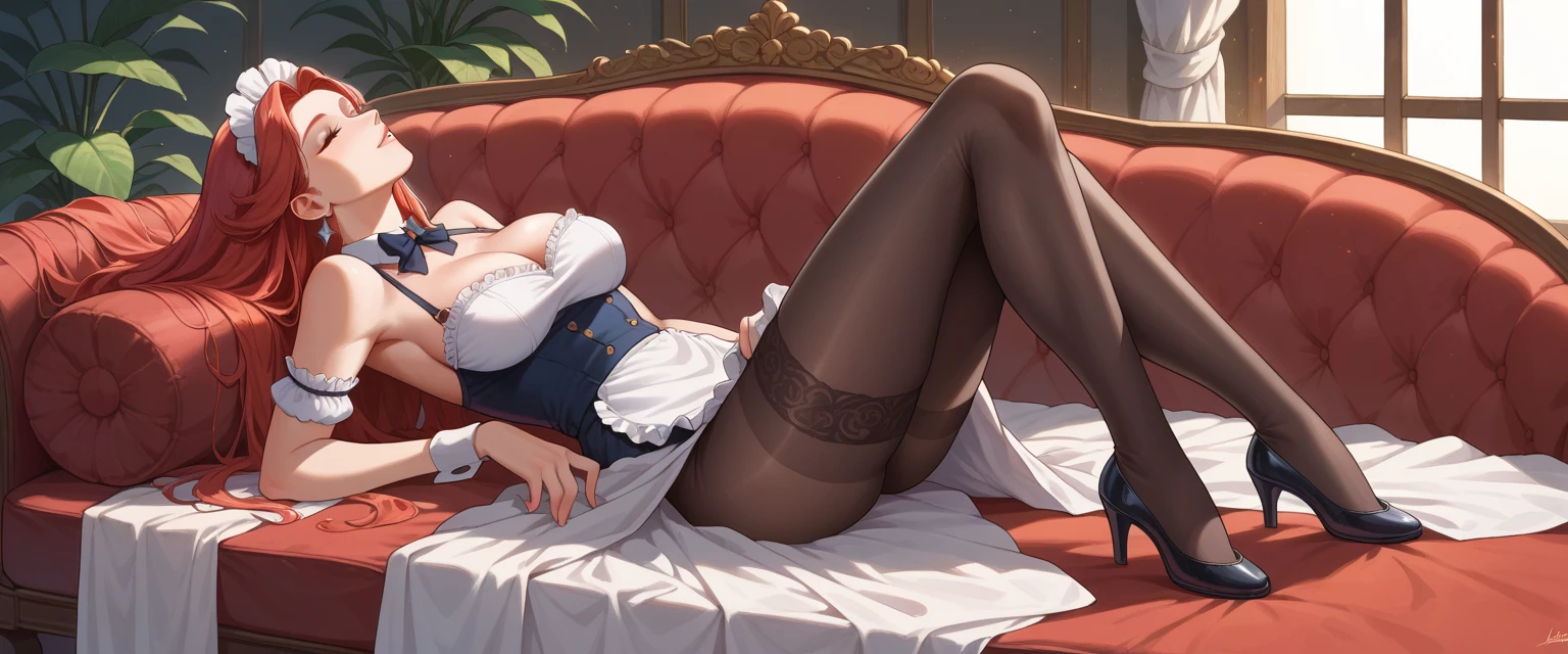 (Masterpiece,HDR:1.2),1 girl,Pretty face,Middle breast, Fluffy clothes, Thick panties, Coffin hat, cotton_panties, Look away