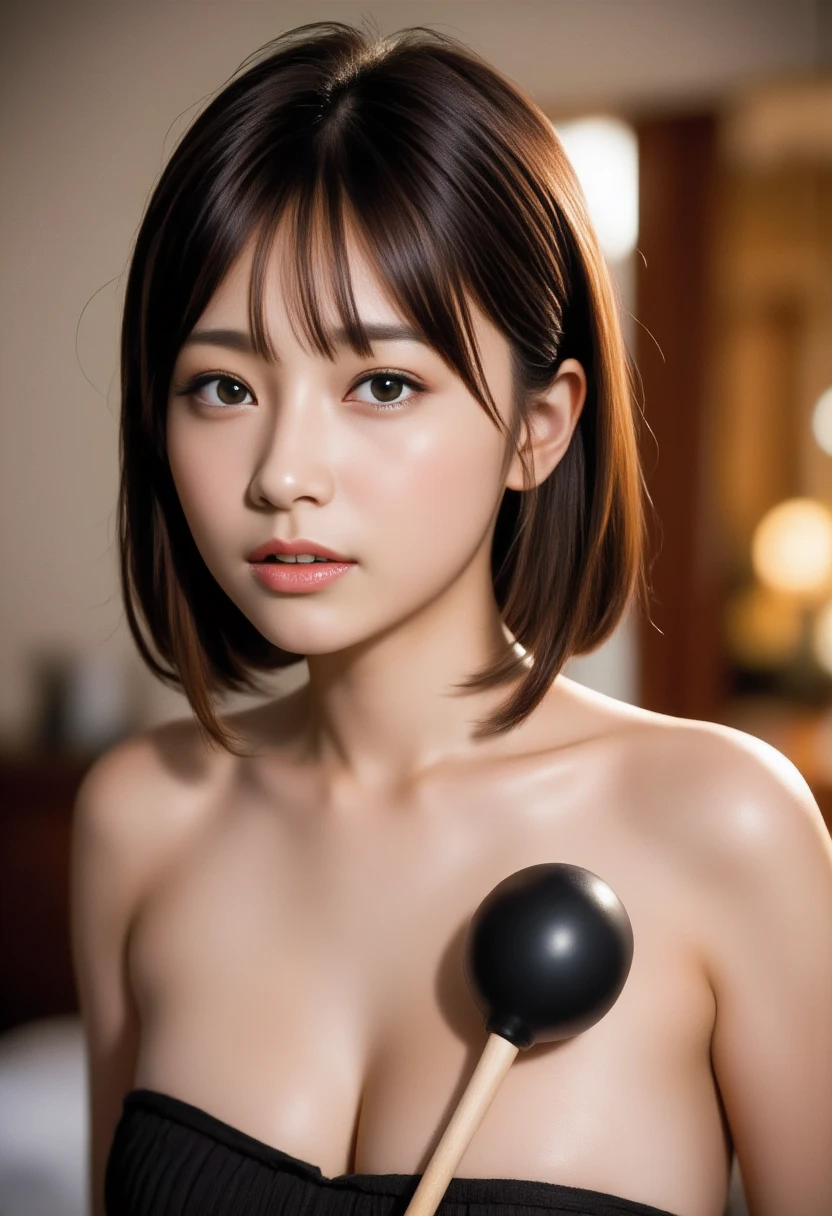 ((Nude chest))、masterpiece, Highest quality, Super detailed, figure, One girl, Very detailed Evangelion costume, (Big Robot Background), Detailed skin texture, Beautifully detailed face, Intricate details, Super detailed