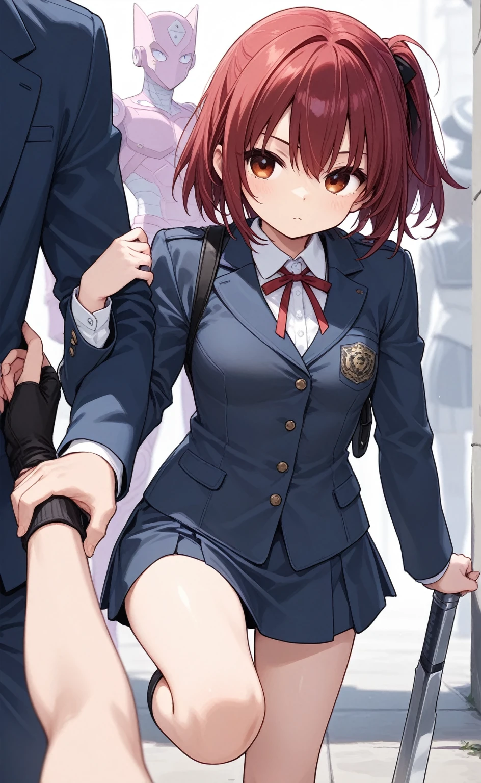 score_9,score_8_up,score_7_up,score_6_up,score_5_up,score_4_up,source_anime, official art, BRAKE, ,breasts out, huge breasts, (perky pointy breasts:1.1), puffy nipples, anime artwork, juicy cameltoe anal, 1girl, top-down_bottom-up, nanami_chiaki, thighhighs, 1boy, sex, hetero, pussy, teeth, penis, hair_ornament, jacket, skirt, ass, medium_hair, blush, uncensored, clenched_teeth, bangs, pleated_skirt, black_jacket, shoes, hood, one_eye_closed, sex_from_behind, flipped_hair, milf aged, red_background, hooded_jacket, solo_focus, testicles, shiny, long_sleeves, pink_eyes, no_panties, jack-o'_challenge, border, looking_back, light_brown_hair