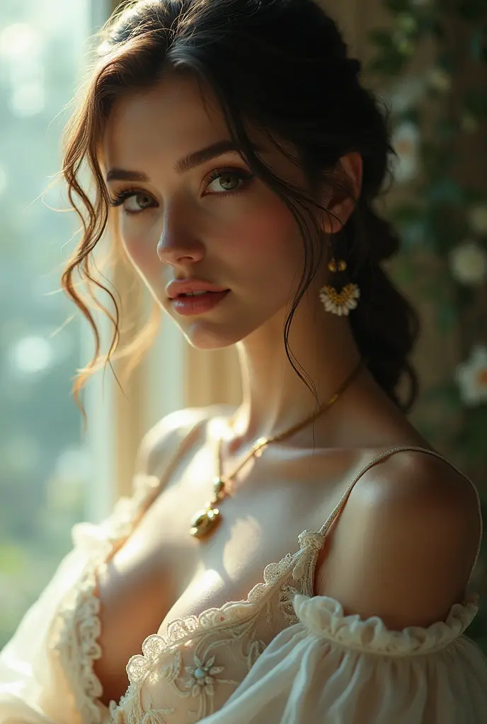 A woman of striking beauty