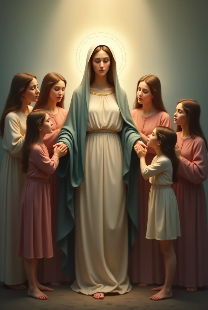Our Lady of Aparecida blessing the family