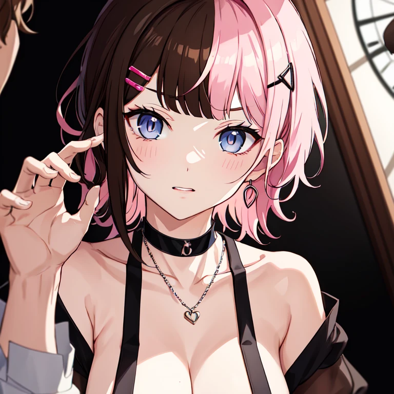 masterpiece, best quality, Pink Hair, Pink Eyes,, masterpiece, best quality,