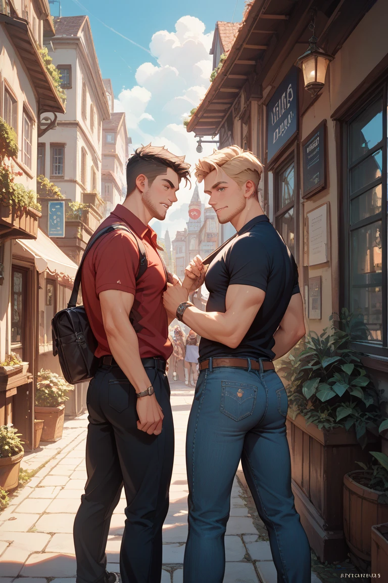 an aristocrat boy of the 17th century and his servant, lovemaking on the grass in the park , only in lace underpants, in a white viscous liquid, lustful, regular facial features, plump lips, pronounced cheekbones, 18-year-old, seductive, depraved, daring, athletic, muscular, narrow waist, big balls, big dick, very handsome, with big buttocks, short shorts smaller by a size, only men, boys, boys, male