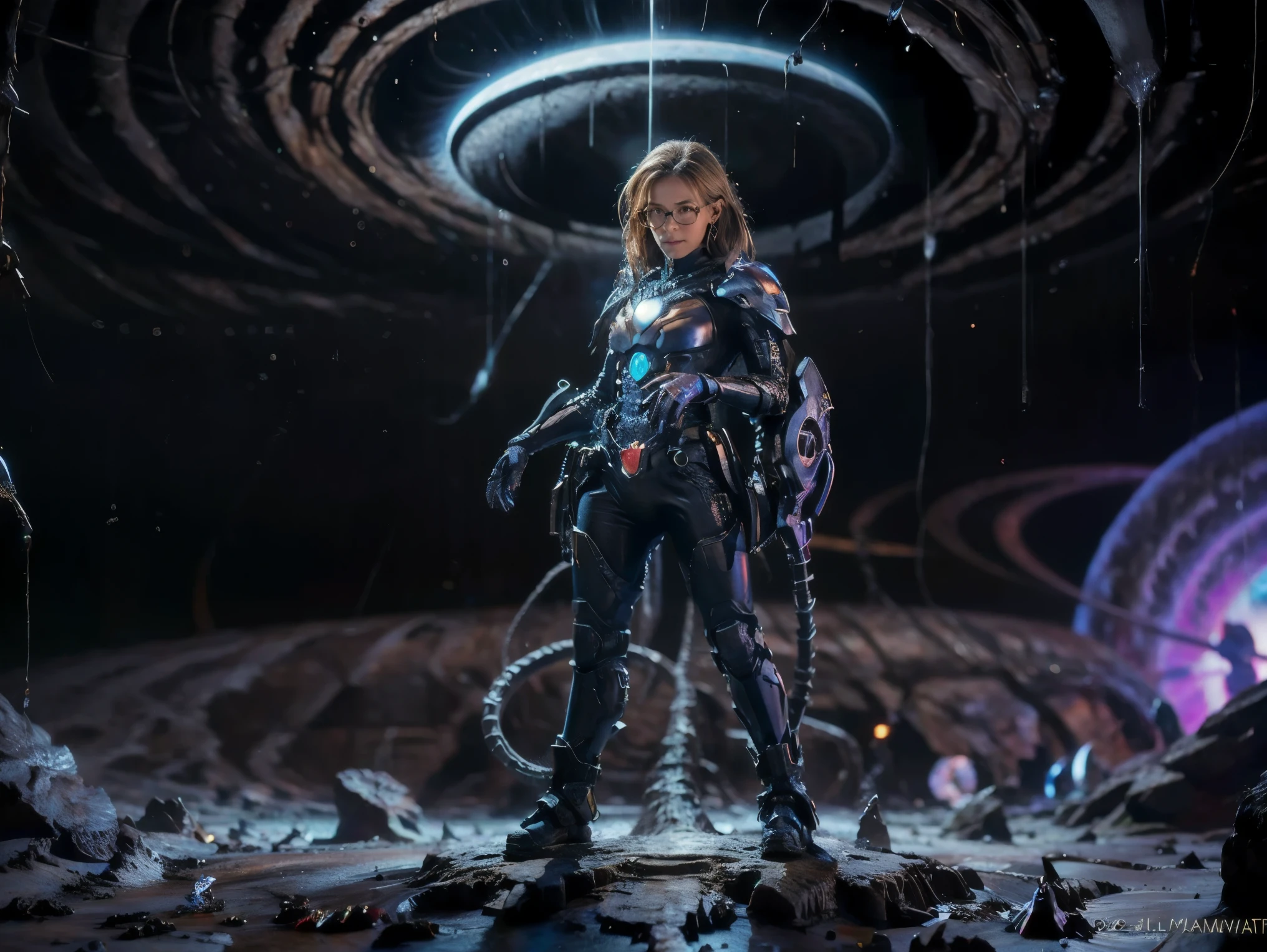 (background:Spiral galaxy),Narrow rimmed glasses, m and ticulously, m and ticulously costume, Metroid Series Characters, cat, mouth, realistic, photo realistic, full body, high resolution, ultra realistic, hyperrealistic, high resolutionのRAWカラー, beautiful face, Super lift-up mouse on a human face, Viewer, close, detailed hair , chest, completed before the shot, professional lighting, photon mapping, radiosity, physically-based rendering while concentrating, Super Details, full body, long shot,Woman Being Demolished, full body, , Huge dick, Woman in Blue and Gray Clothes