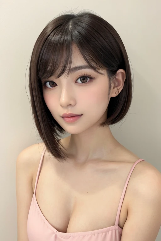Real、 (8k, RAW Photos, Highest quality, masterpiece:1.2、RAW Photos), High resolution raw color photos, Professional photos、Super Resolution, 8k, (reality, Actual Photos:1.3), 1 person、Ultra-detailed, Very detailed and beautiful, Very detailed, Amazing details、Cute beautiful woman with perfect body:1.4、Slim big tits:1.2、Full body image, Amazing details、Cute beautiful woman with perfect body:1.4、Slim big tits:1.2、Glowing Skin、Glossy Lips、High resolution face and skin textures、Beautiful Eyes、double eyelid、Very detailedな、((Dark grey hair color、short Hair、strait Hair)), ((Bust H cup:1.2, Very large breasts:1.2、My breasts are too big:1.2、A chest that's about to burst))、(((Ample breasts:1.4)))、((Small waist:1.1、Beautiful Abs:1.1))、((like々Fresh skin))、((My skin is glowing:1.3))、(High quality breasts、Happy expression)、((Whole Body Ezbian:1.3、Taken from a distance:1.3))、(necklace)、((Off-the-shoulder lingerie:1.1、Blue and pink see-through lingerie:1.2、Lingerie that looks like a dress:1.3))、((embroidery:1.2))、((Show More:1.1))、((Too big a castle、Beautiful castle、Luxury Chandeliers))、((Mysterious Landscape:1.1))、((Bold Look、Ruined facial expression:1.2))