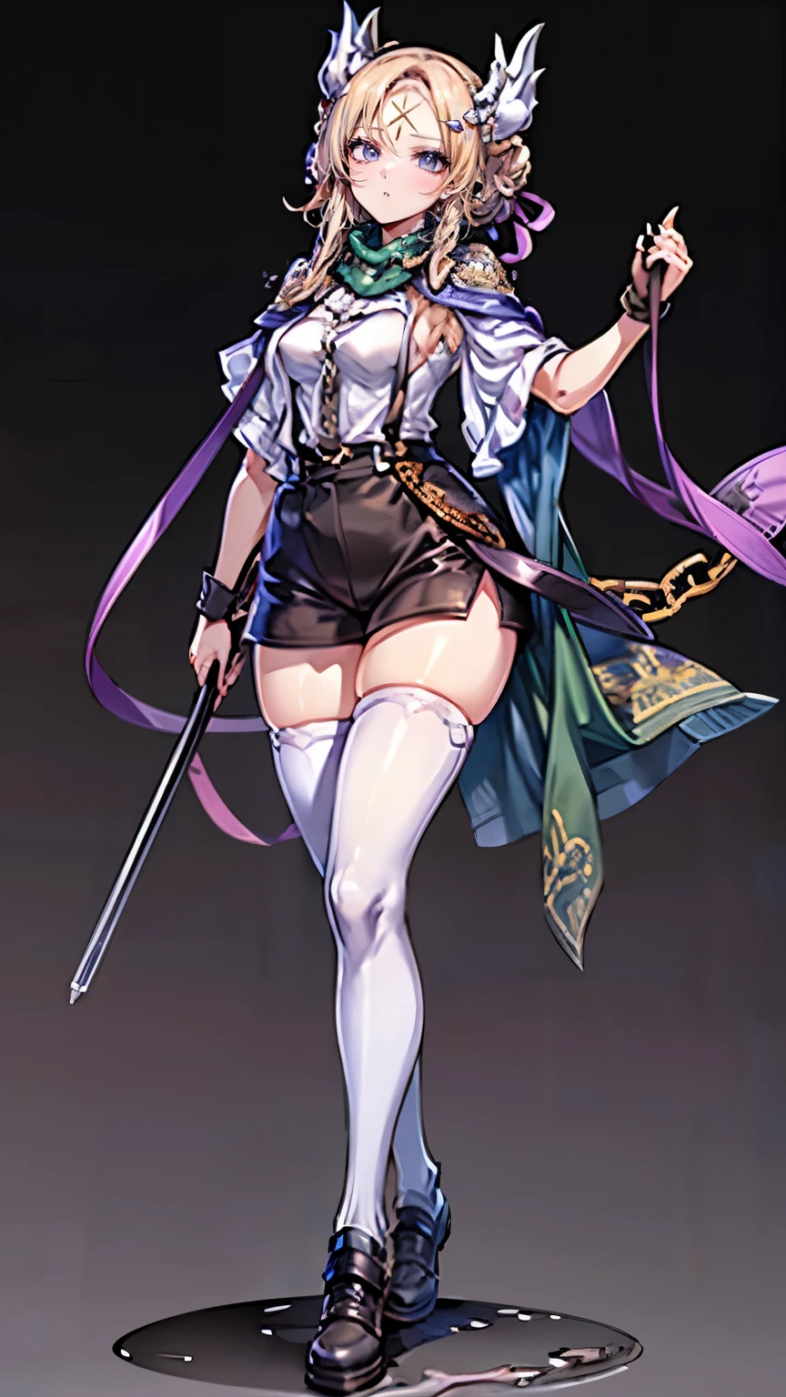 (masterpiece, best quality), intricate details, 1girl, Cammy White from Street Fighter (standing full body toe to head by wooden pole:1.2) iron collar, arms behind back, iron cuffs, shackles, bound, bondage outfit, harness, o-ring, bondage outfit blindfolded cover eyes, happy red cheeks, chain leash collar choker neck bell shackles wristbands bracers bracelets, cleave gag