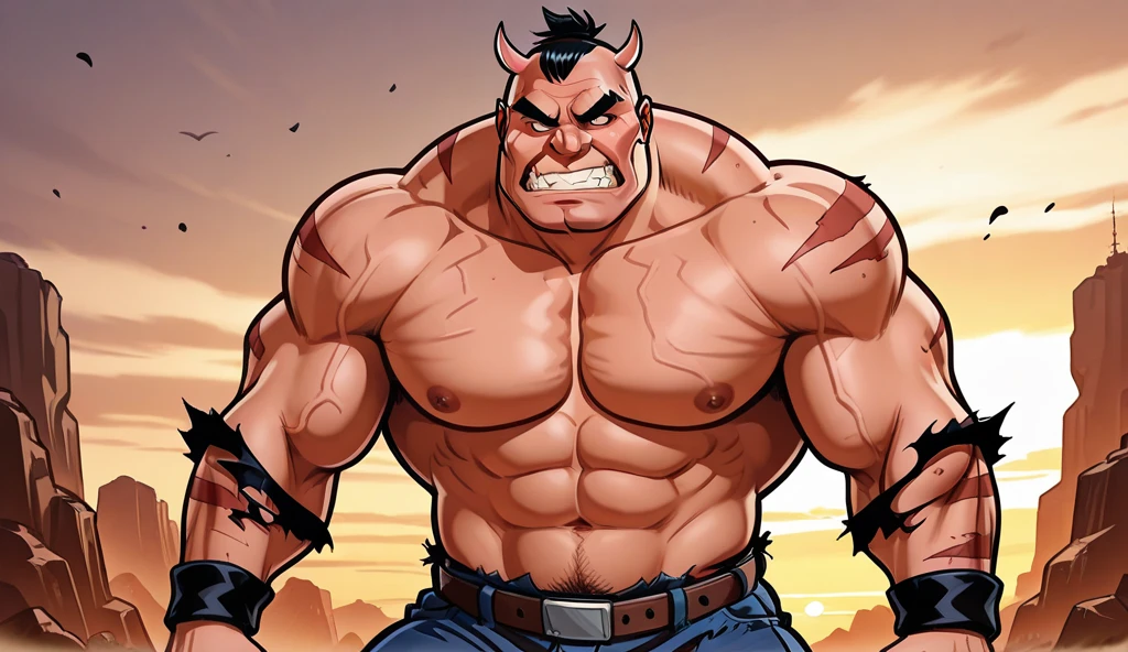 ((Um no, Pumped male demon with hairy dragon appearance and yellow eyes dawns with the (red skinned) e um corpo humanóide com feições feias que mostra sua força Intimidating Enforcera cheia de luxúria e malícia mostrando sua língua preta e dentes afiados babando se masturbando sentado com as coxas abertas olhando de um jeito que parece desafiador, Intimidating Enforcer, shameless, luxurious and seductive, (part of penile heresion, head appearing and becoming thick and hard so that your balls demonstrate satisfaction and relief with greater, bottom balls)), (there is another pumped humanoid demon, but he has white skin, Beyond the mouth, penetration between the groin, sucking the heresy on the penis, gay oral sex, looking satisfied, gaping mouth, gasping, tongue out) they covered his penis with their mouth