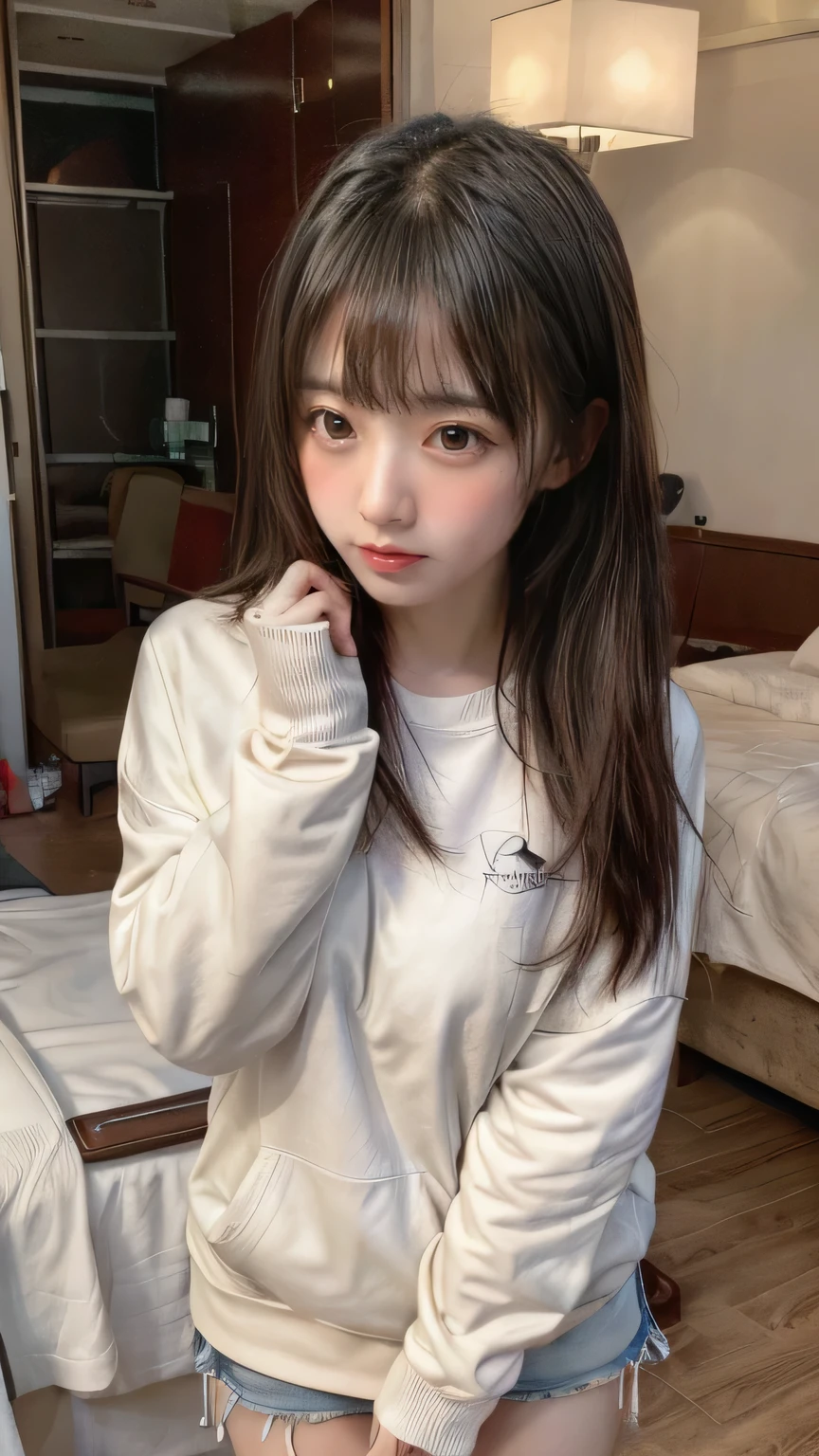 on the beds、sitting on