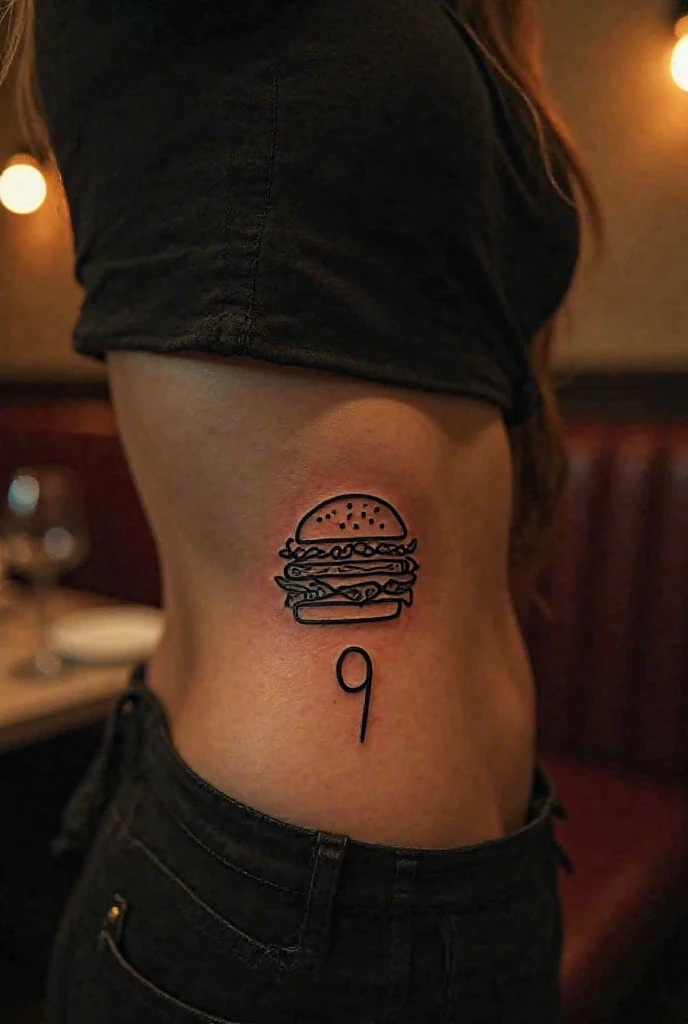 A taco with a tattoo machine