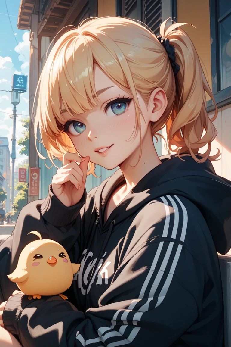 (masterpiece), best quality, (((ultra detailed, 8k quality))), expressive eyes, perfect face, perfect anatomy, perfect body, scene, <lora:scene_:0.7>, <lora:more_details:0.7>, <lora:beautiful_detailed_eyes:0.5>, <lora:GoodHands-beta2:0.7>, <lora:give_it_a_name:0.7>,
1girl, solo, long hair, blonde hair, blue eyes, earrings, jewelry, lipstick, makeup, <lora:EPsmSailorVenus-07:0.7>, street, slav squatting,cinematic angle, air_jordan_1,track suit,grin,gold chain,jewelry,yellow footwear,grin,baseball cap
