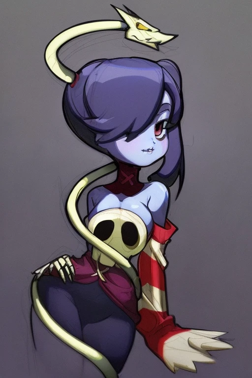 Minimalist vector, skull lgbtqi+ --auto --s2