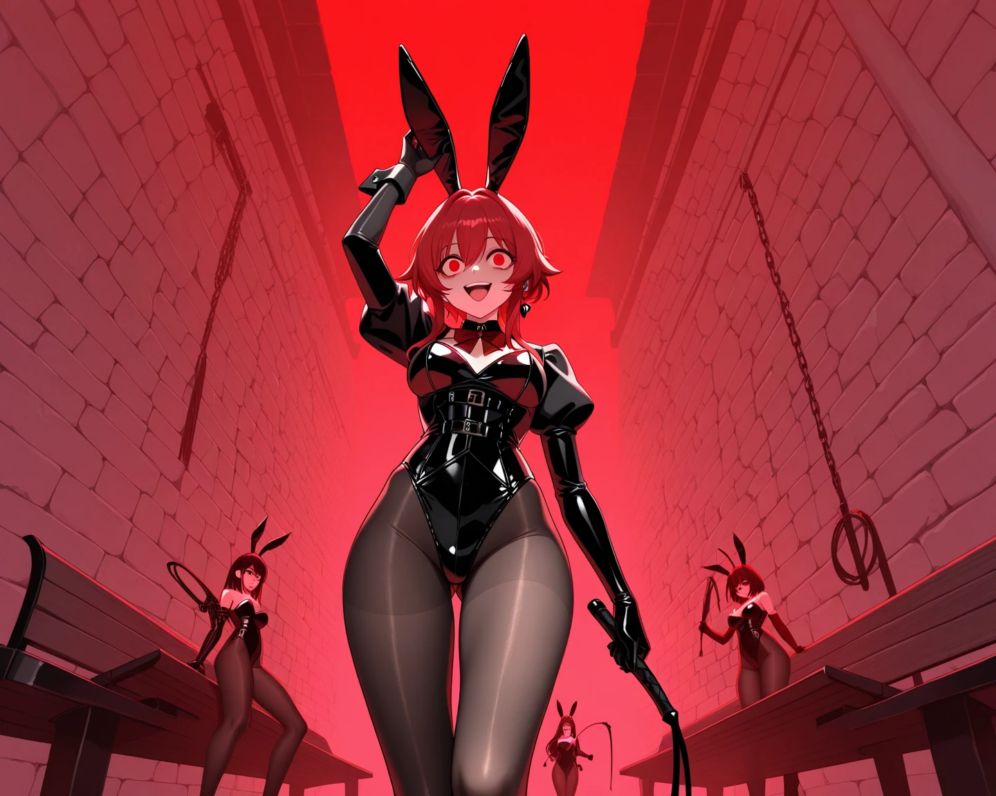fishnets, ((solo, solo focus, solo girl,1girl))++,(evil dominatrix shadybug Marinette Dupain-Cheng)+++,low_twintails, red_hair, two tone hair, multicolored_hair, black_hair, solo, short_hair, high_heels, garter_straps, thighhighs, piercing, bare_shoulders, collar, nipple_piercing, red_eyes, thioots, corset, boots, lips, small_breasts, standing, looking_at_viewer, no_panties, gloves, makeup, garter_belt, full_body, lipstick, black_legwear, thighs, thick_thighs, parted_lips, coat, shiny, cleavage, dress, strapless, black_footwear, evil_red_eyeackground, large_breasts, areolae, shiny_skin, choker, grey_background, red_lipstick, black_gloves, blush, pubic_hair, detached_sleeves, no_bra, cumdrip, personification, high_heel_boots, black_lipstick, tattoo, elboloves, eyeshadow, bdsm, smoking, bangs, watermark, off_shoulder, strapless_dress, paris background, empty red eyes,(Realistic:1.2), (Masterpiece:1.2), (full-body-shot:1),(cowboy shot:1.2), neon lighting, dark romantic lighting, (Highly detailed:1.2),(Detailed Face:1.2), Colorful, A detailed eye, (Detailed landscape:1.2), (natural lighting:1.2), near((evil fall Marinette Dupain-Cheng) by Giger ((evil fall Marinette Dupain-Cheng) by Vincent Di Fate: Aidyllery, Anamorphic Shot, ((evil fall Marinette Dupain-Cheng) of the Abyss, intricate complexity, rule of thirds, face by Artgerm and WLOP,