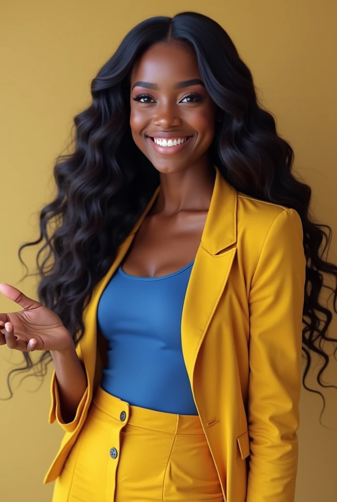 ((best quality)), ((masterpiece)), (detailed), 8k resolution, 1girl, stunning beauty, model, perfect face, long black flowing beautiful hair down to her butt, extra long flowing hair, ebony, mature african american female, 35yo, ultra sexy, a slender body, flowing silky satin gown, curvy body, voluptuous, (A hyper-realistic), (high resolution), (highly detailed), (beautiful detailed eyes), (ultra-detailed), (Natural smile), detailed face, bright lighting, professional lighting, facing forward