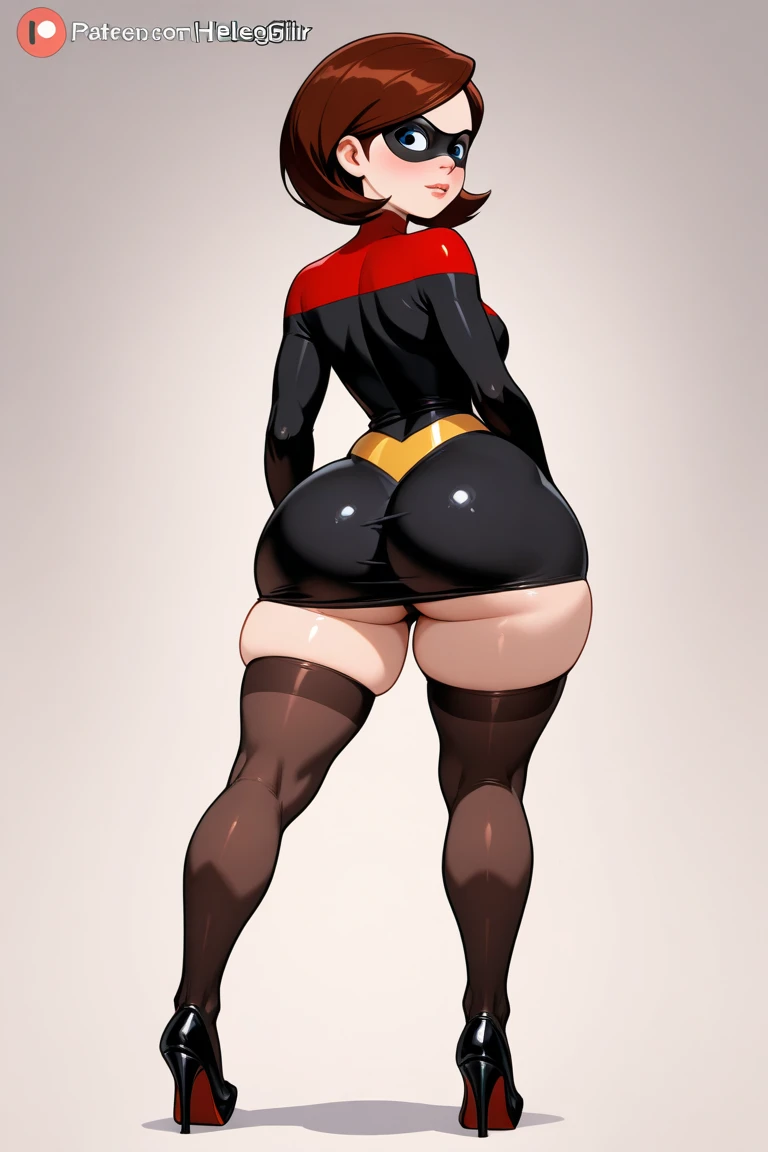 chara-sheet, masterpiece, best quality, shortstackbt, 1girl, short, shortstack, red ponytail, big hips, thick hips, wide hips, small waist, narrow waist, thin waist, big breasts, thin, skinny waist, skinny, young, , flat tummy, flat stomach, tween, sci-fi, side view, profile view, front view, turnaround, multiple views