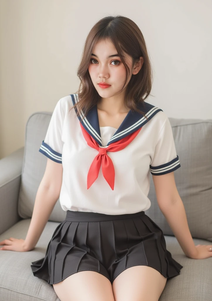 Detailed workmanship、(anatomically correct, perfect body:1.3), high resolution、(8K, High resolution:1.2)、(RAW photo, photorealistic:1.3)、high definition face、Face is in focus、high definition eyes、(Focused, symmetrical pupils:1.2)、highest quality、slim body shape、High-definition and beautiful skin、Firm Skin、masterpiece、natural makeup、gross lip, High-definition hair texture、 japanese woman、unparalleled beauty、17 years old、very cute, (extra short hair:1.3), (lying on one’s back:1.2), (classroom) break (sailor suit:1.3) break (thin legs:1.3), (multiple pose:1.3), (very embarrassed:1.3), (blush:1.3), (afraid:1.3), Strange look、multiple angles:1.2、(shirt front open:1.3), (cleavage, nsfw, nipples)