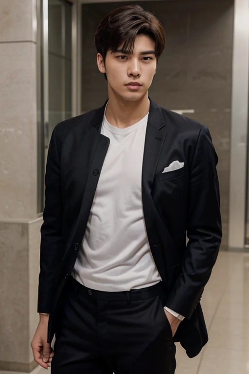 top-quality、masterpiece、超A high resolution、(realisitic:1.4)、详细的脸、独奏、1human male、Dark hair、glistning skin、dense skin、(asian human)、architectural、(absurderes、hight resolution、ultra-detailliert)、、1 male、Adults、(20-year-old man)、a handsome、tall muscular man、broad shoulder、extra very short hair、angular jaws、thick neck、thick eyebrow、extra very short hair、A dark-haired、fine eyes and detailed face、 Highly detailed CG Unity 8K wallpapers、intricate-detail、(Style Swirl Magic:0.7)、looking at the spectator、独奏、(full body Esbian:0.6)、细致背景、A detailed face、dynamicposes、、Urban background、dynamic compositions、 big muscle、、((((Crotch bulge))))、a handsome、 ((masutepiece:1.4, Best Quality)), ((masutepiece, Best Quality)), (photographrealistic:1.4)、(((Wearing a casual suit)))、Sitting on the train、Face-to-face angle,(Angle from below),Sitting in a train seat,Sitting at the front,Zoom camera in the crotch,Feet are on the floor of the train,full body Esbian,Looking down and sleepy,Watching the viewer only」