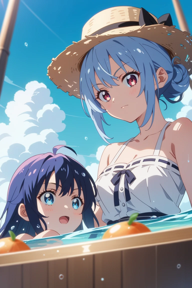 anime girl in a blue bikini sitting on a bed, seductive anime girl, marin kitagawa fanart, anime moe artstyle, anime best girl, Tear from Overlord, Naughty anime style, anime visual of a cute girl, anime! 4K, anime! 4k yen, best anime 4K konachan wallpaper, Naughty, 4k yen manga wallpaper