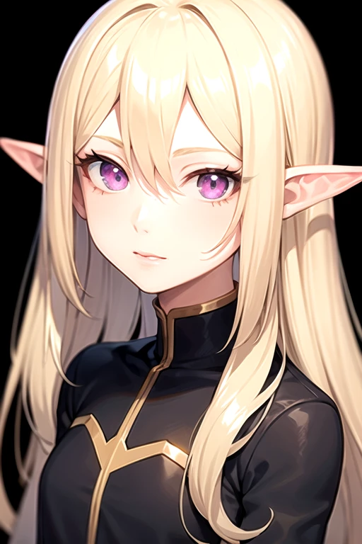 young boy, very long blonde hair, horns demon, violet eyes, Demon slaves, open shoulders, smirk, Masterpiece, hiquality