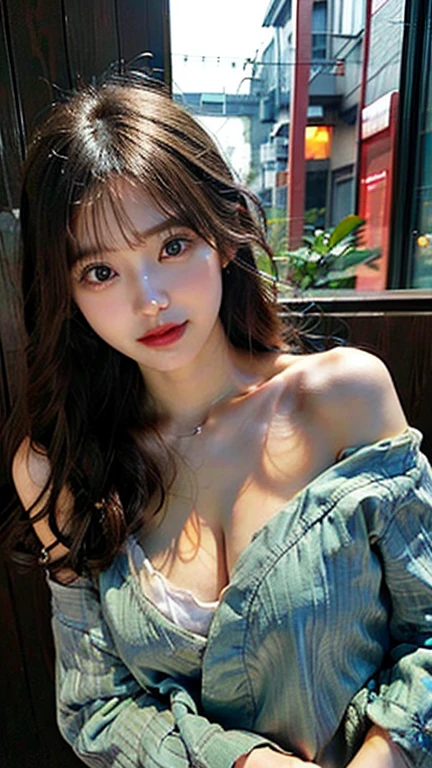 Girl wearing white bra and tight denim skirt poses for a photo..., s whole body, Cropped T-shirt, brassiere, slender fit body, tiny boobs, slim girl model, 24-year-old female model, lying on the construction site,