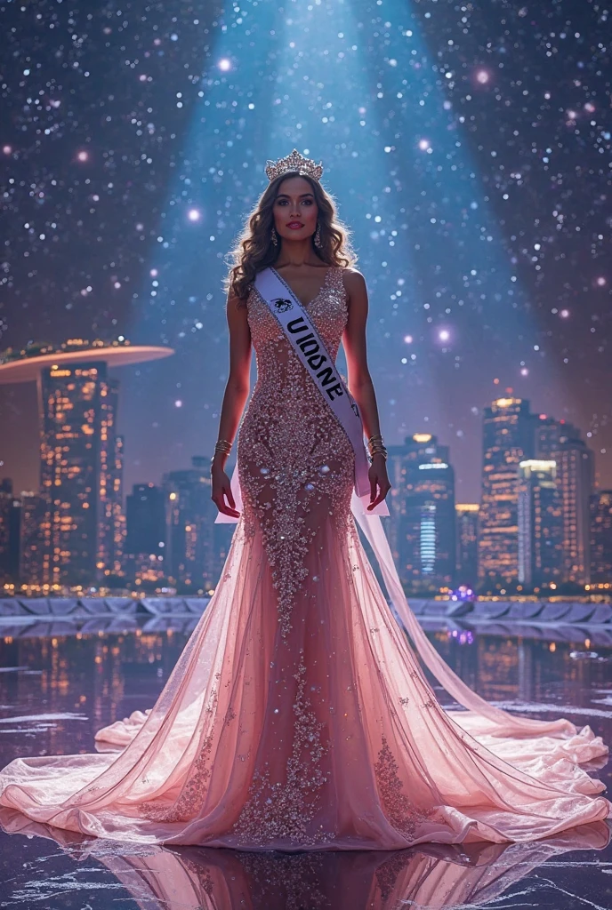 Me encanto, Say MISS UNIVERSE NEW ERA 4 above"TH SINGAPUR