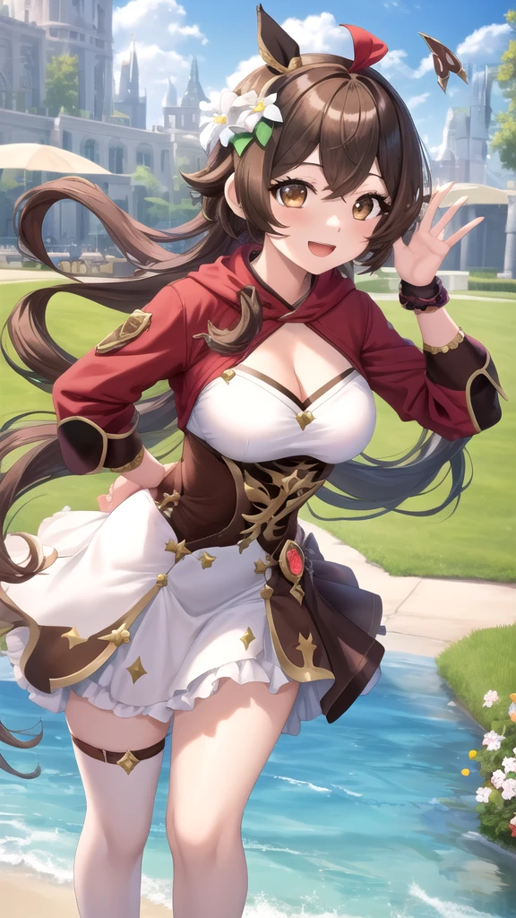 a masterpiece photo of 3 beautiful plump brunette sisters with long huge hair, Auburn haired sisters, different hair colors, matching hairstyles, hazel eyes, big And round bust, matching uniforms, smiling, flat color, same height, organized pose, back to back, best quality, 4k, 8k, highres, masterpiece:1.2, ultra-detailed, realistic, photorealistic, photo-realistic:1.37, HDR, UHD, studio lighting, ultra-fine painting, sharp focus, physically-based rendering, extreme detail description, professional, vivid colors, bokeh