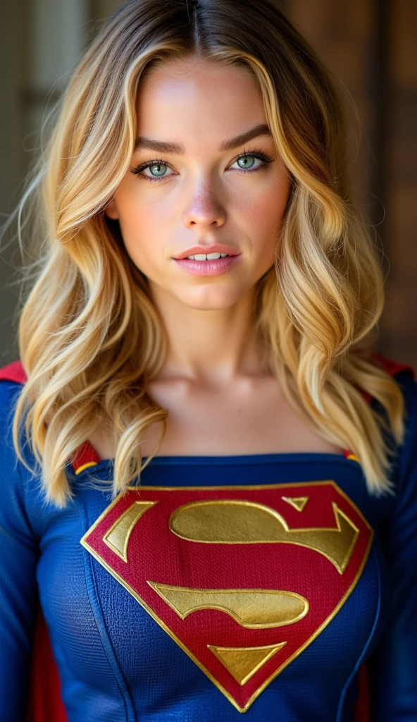 Supergirl ultra sexy, elle doit avoir des grosses lèvres, des énormes fesses et des énormes seins. Elle doit avoir les cheveux blonds ondulés avec quelques cheveux en pétard. Comme s’il venait de faire l’amour. Elle doit être excitée et excitante. Elle doit transpirer. Elle doit être en train de voler, elle doit être un angle de vue pour que je vois ses seins, ses fesses et son visage, son costume de Supergirl est hyper moulant. Elle est en train de voler. La création de l’image doit être hyper réaliste et elle doit avoir 20 ans. Elle doit vraiment transpirer être encore plus belle en visage plus doux, plus féminin plus plus beau être elle doit être encore plus sexy des fesses. Vraiment énorme qu’on doit voir et c’est ça aussi elle doit les voir. Il doit être très gros. Elle doit se mord les lèvres, elle doit avoir un regard de séductrice pour m’exciter à fond et comme et me donner envie de lui faire l’amour à mort. Elle doit vraiment transpirer donc on va des goûts de sueur. Elle doit avoir quelques cheveux en pétard comme si elle venait faire l’amour. Elle doit être en train de voler ses deux mains en avant comme le film elle doit être à l’horizontal comme ça on peut voir les formes de ses énormes fesses de ces énormes seins, et elle doit regarder comme si on filmait la caméra. Donc comme ça on voit son visage, elle doit être essoufflé.