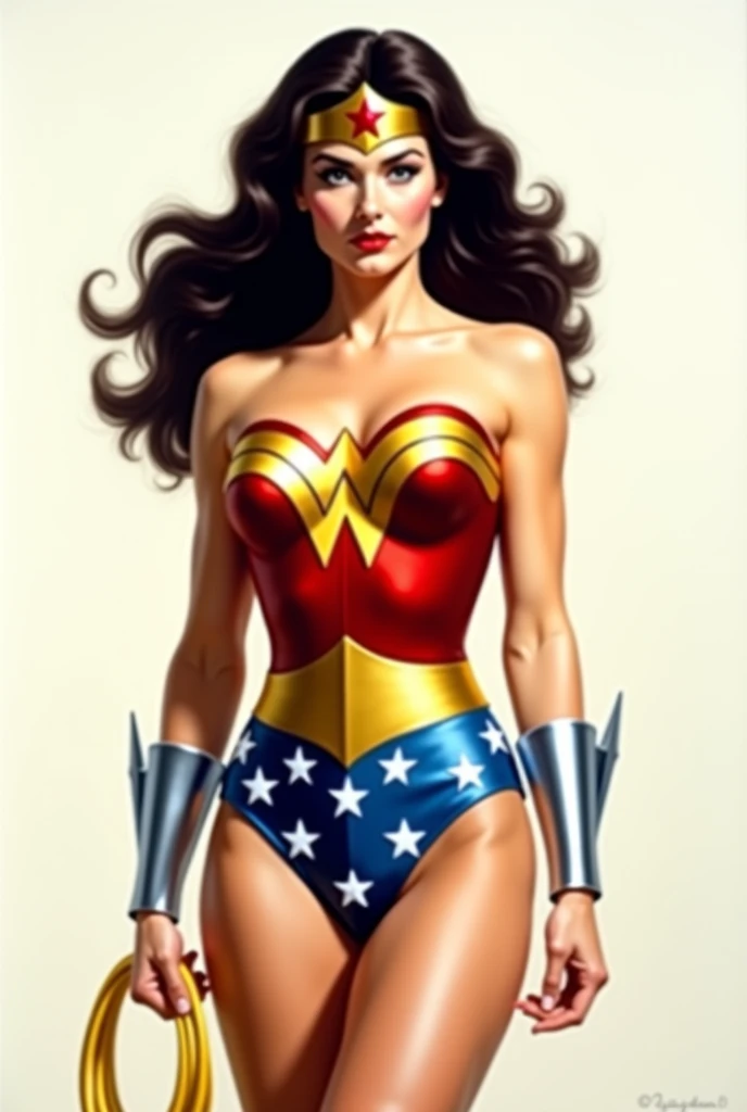 jim lee,

wonder woman, 1girl, armband, armpits, bare shoulders, black hair, breasts, brown eyes, circlet, lasso of truth, long hair, medium breasts, solo, thighs

, ((masterpiece))

<lora:jim_lee_offset:1>