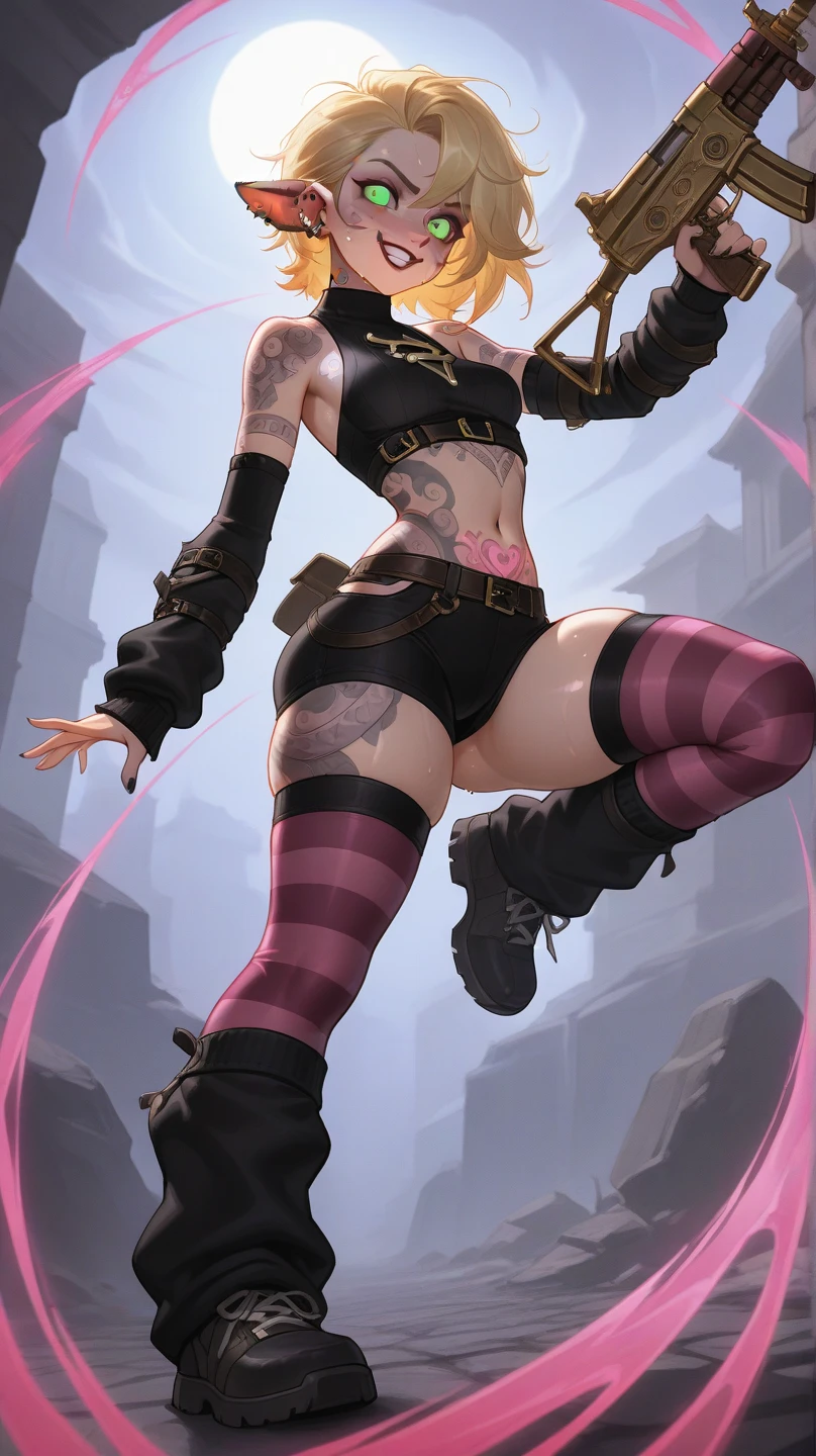 (masterpiece:2), (extremely fine and beautiful:1.3), (16 K:2), (only one person, completely nude:1.8), (medium large breasts, firm breasts, Nominal body type), (pussy crack, nipples, spread legs, knees up, squatting:1.6), (cute little), (embarrassed, blush, in heat, sexy mood:1.8), (smile), Correct anatomy, Good anatomy, (The ultra -The high-definition:1.3), (Ultra HD), ((highly detailed, Very detailed and beautiful, Very detailed and beautiful)), (pole dance, on stage:1.6), (luminism:1.3), Looking Down from Above, upturned eyes, hakosdef, short hair, hair ornament, midriff, mouse tail, tail bow