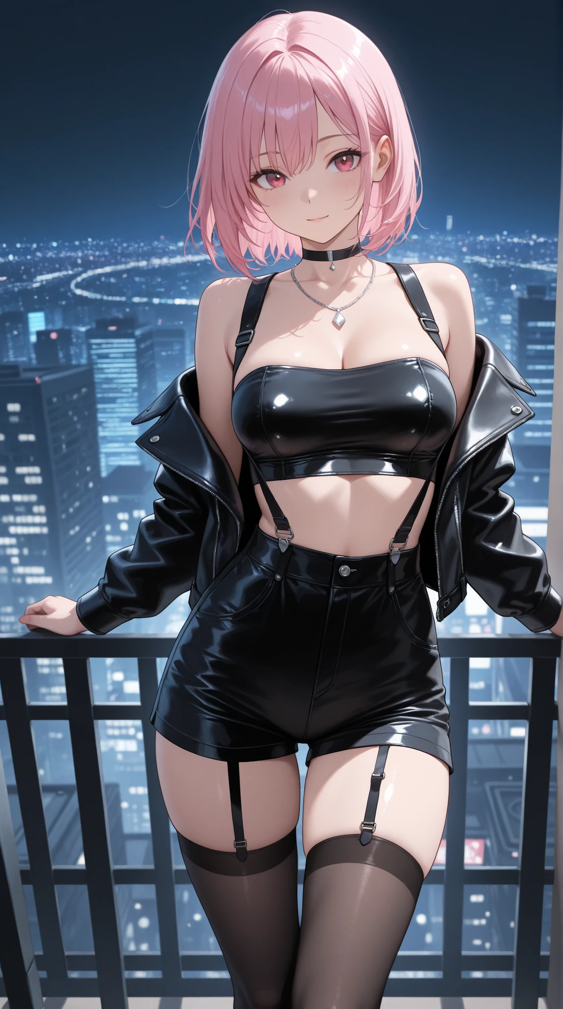 female cyborg sniper, NSFW,A MILF,erotic posing,Sexy Posing,fantrome,,inspired by Takashi Murakami,kawaii,Stylish,cunt,Cameltoe,busty,A MILF,Pubic hair,Glamour,Pink tones,Psychedelic Costume,Leather,Cyberpunk dystopian girl,Fantastic Dystopia,Dystopian landscape,bladerunner,Ghost in the Shell,Photorealistic,Psychedelic and colorful tones,Posing,armaを構えて,guns,arma,masutepiece,ultimate detailed,8K,Detailed background,Photorealistic,Ultra High Resolution,masutepiece,Best Quality,Photorealistic,Realistic