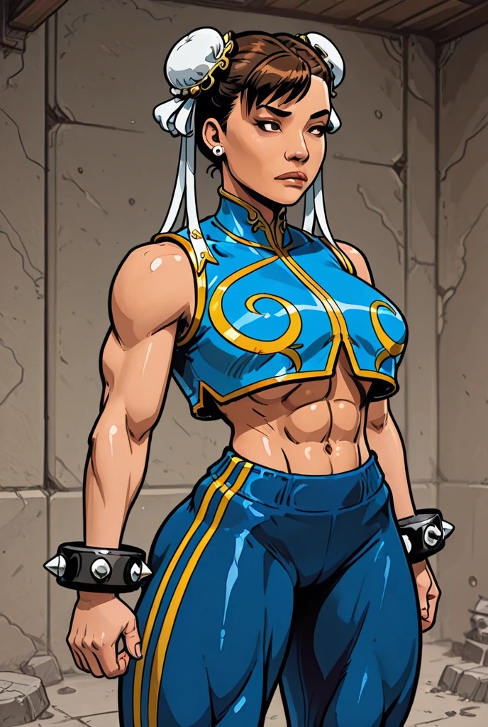 (high resolution, pixel perfect, gorgeous illustrations), (hyper quality, muste piece, etheric: 1.4), ((1girl)), (((((fighting stance))))), (((((pussy))))), ((tattoo)), ((mature woman)), ((((dark skin)))), ((white_mohawk_hair)), cool atmosphere, ((((orgasm)))), (((blush))), (((((((muscular))))))), ((thick thighs)), (((wide hips))), ((Big breasts that are about to burst)), fighter, (((woman))), ((((wh_chi_armor)))), (((cameltoe))), lewd woman, (shiny skin), sweat, simple background,